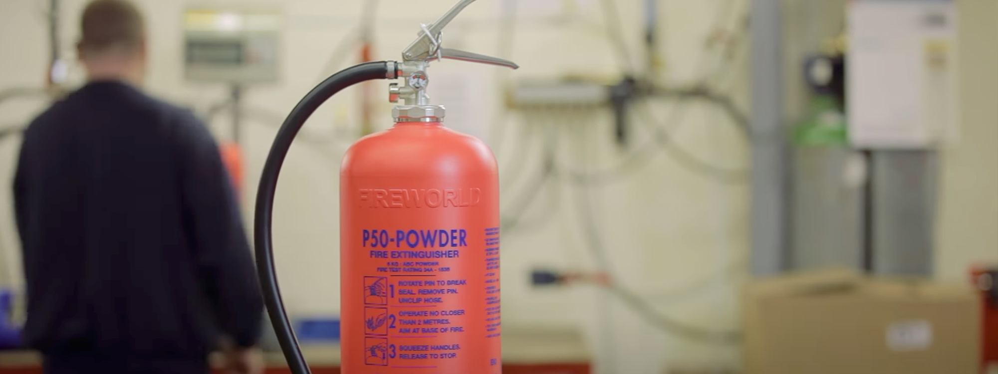 P50 Extinguisher Up close